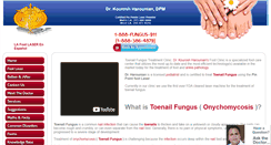Desktop Screenshot of lafootlaser.com